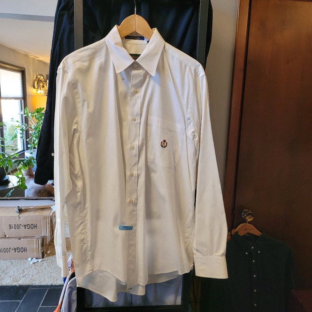 Ralph Laren Chaps White Shirt  XL (16.5x35)